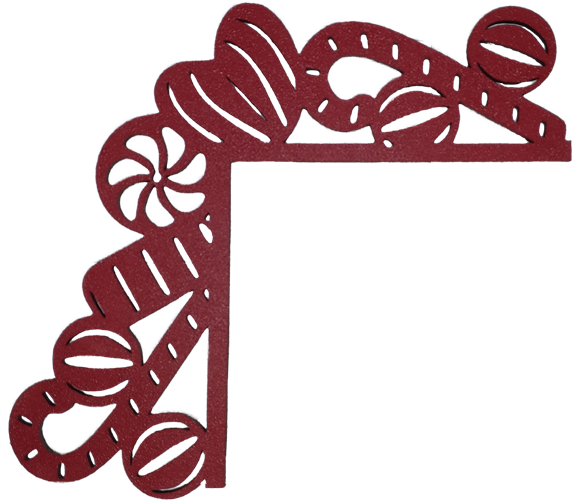 Décoration de porte - Noël